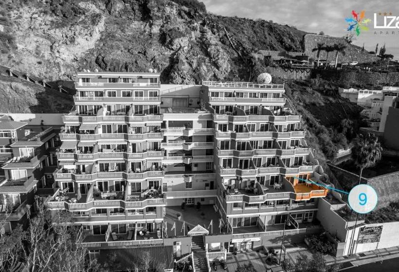 带1个卧室的豪华公寓, 7lizards Ocean View Apartments