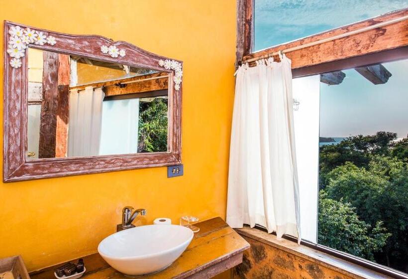 סוויטת דלוקס נוף לים, Villa Galiileu Ilhabela