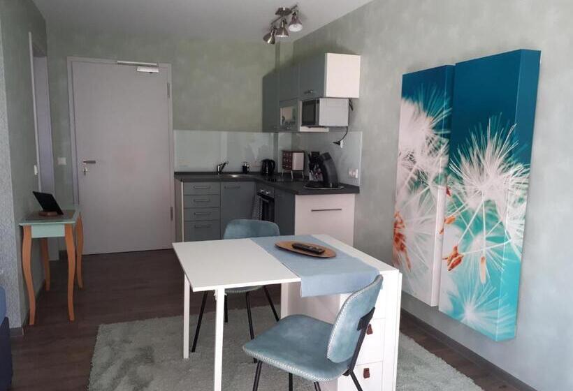 침실 1개 테라스 아파트, Aparthotel Stadtallendorf