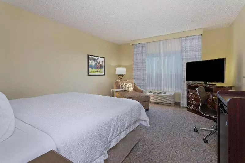 キングサイズベッドのスタンダードルーム, Hampton Inn & Suites Wellington