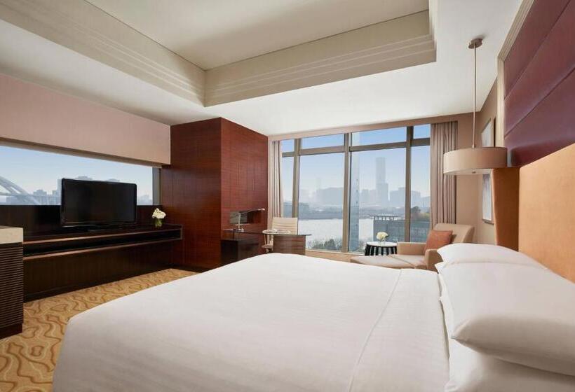 도시전망 디럭스룸 킹침대, Shanghai Marriott  Riverside