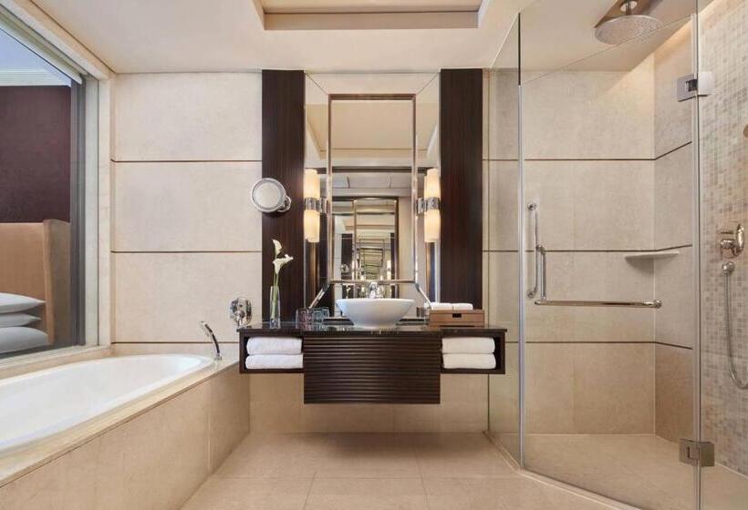 琮城市景观的豪华间, Shanghai Marriott Riverside