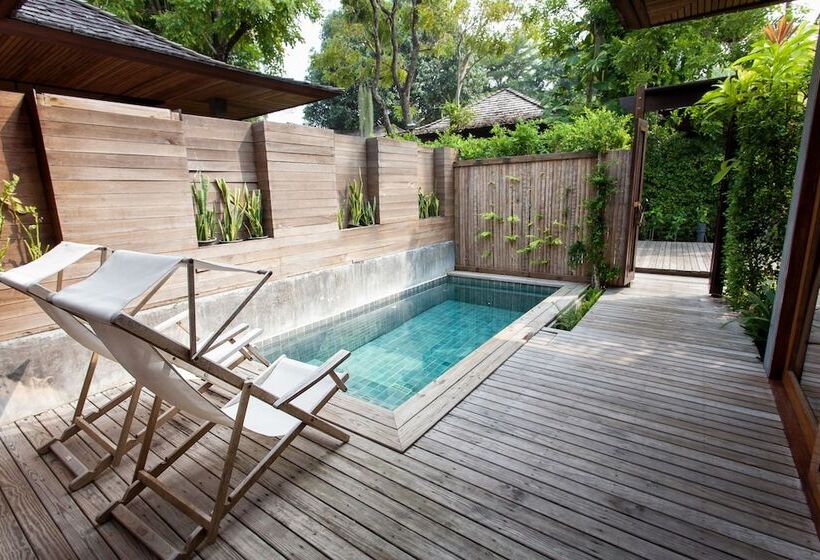 配有游泳池的小型套房, Tango Luxe Beach Villa, Koh Samui