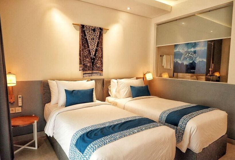 חדר דלוקס עם מרפסת, The Beach House Resort