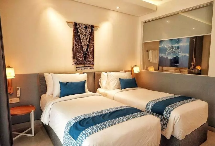 バルコニー付きデラックスルーム, The Beach House Resort