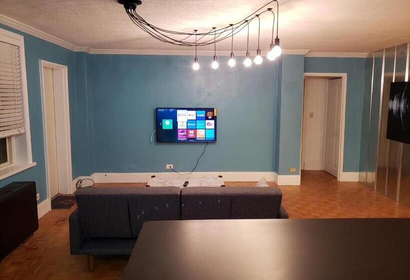 １ベッドルームペントハウスアパート, Blue Penthouse In The City