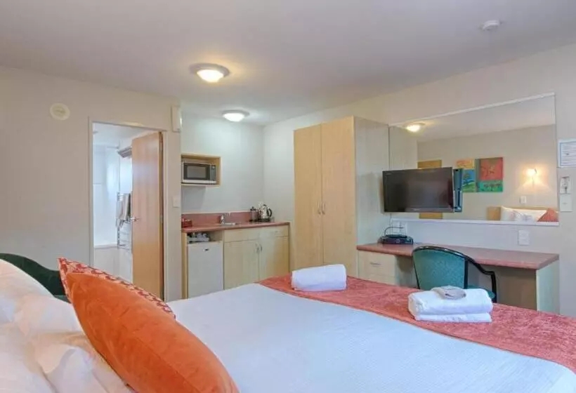 キングサイドベッドのスタンダードワンルーム, Bella Vista Motel Blenheim