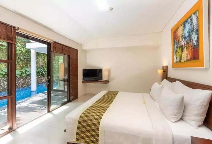プレミアム２ベッドルーム　ビラ, Ubud Green Resort Villas Powered By Archipelago