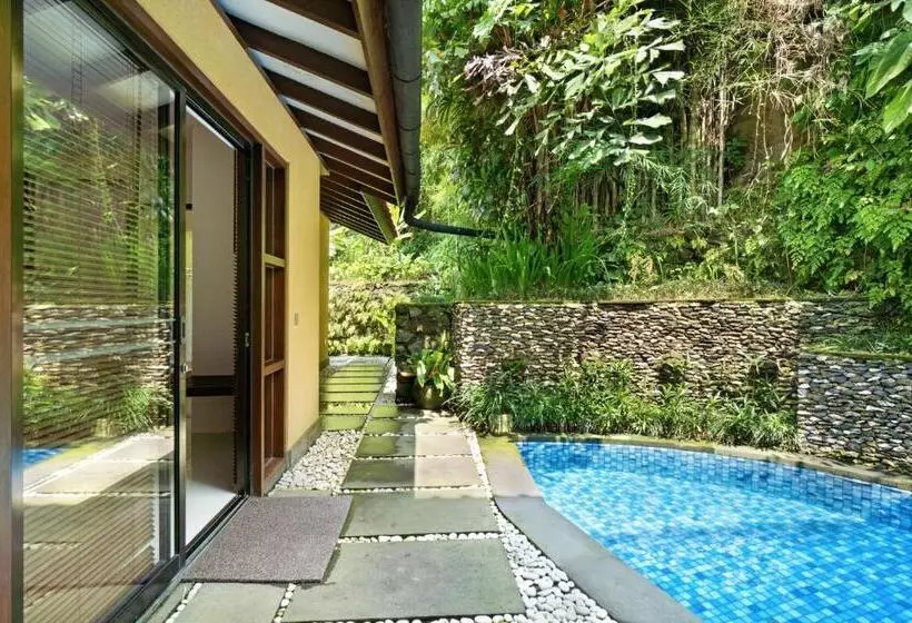 プレミアム２ベッドルーム　ビラ, Ubud Green Resort Villas Powered By Archipelago