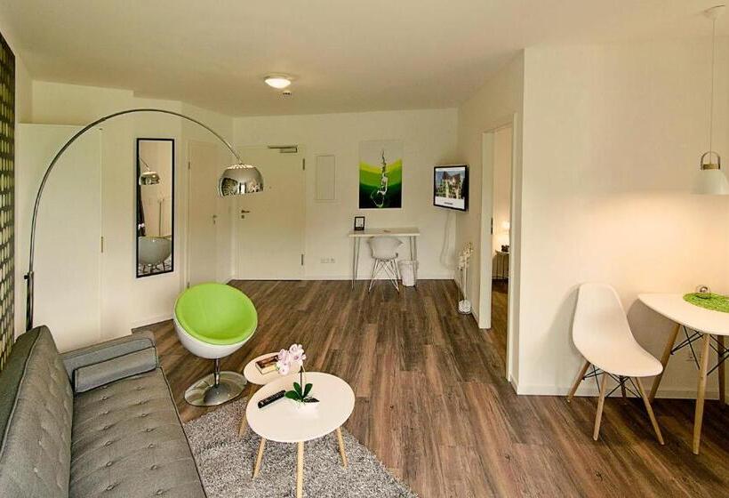 1ベッドルームのデラックスアパートメント, Eco Smart Apartments Nurnberg Sud