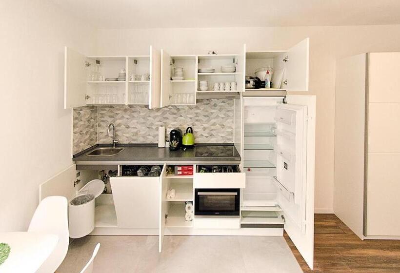 2ベッドルームアパートメント, Eco Smart Apartments Nurnberg Sud