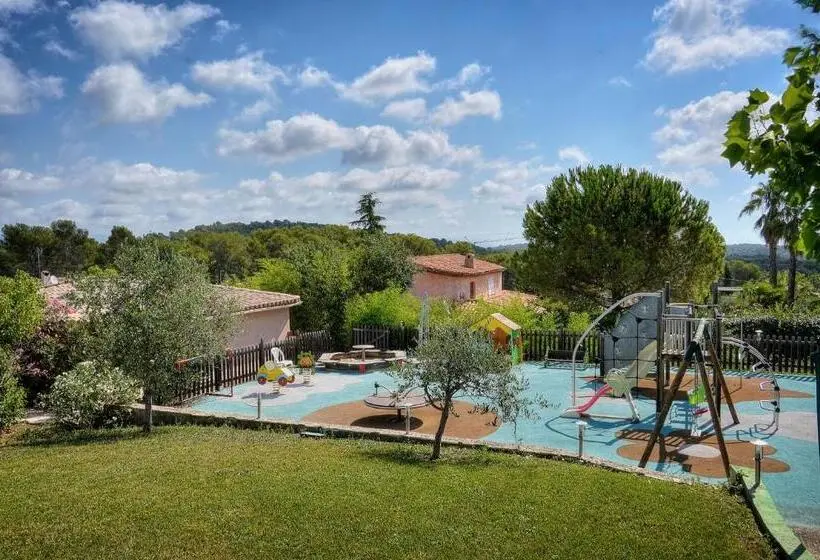 キングサイズベッドのスタンダードルーム, Havre De Paix 5 étoiles Prestige Jacuzzi, Hammam, Sauna, Piscine Chauffée Mougins Cannes Grasse