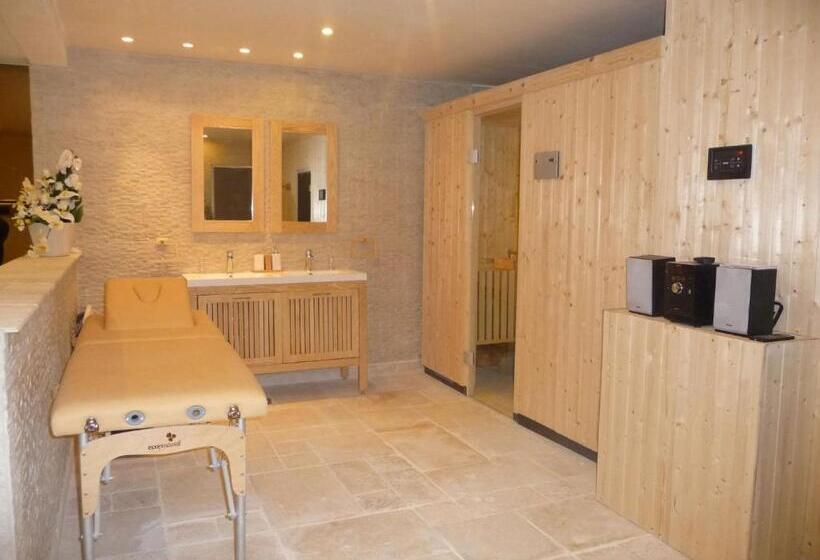 キングサイズベッドのスタンダードルーム, Havre De Paix 5 étoiles Prestige Jacuzzi, Hammam, Sauna, Piscine Chauffée Mougins Cannes Grasse