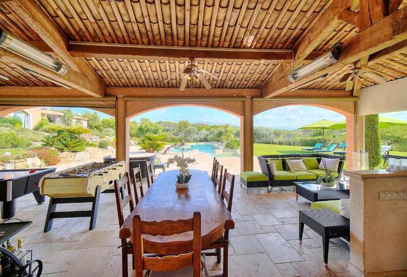 オーシャンビュースタンダードルーム, Havre De Paix 5 étoiles Prestige Jacuzzi, Hammam, Sauna, Piscine Chauffée Mougins Cannes Grasse