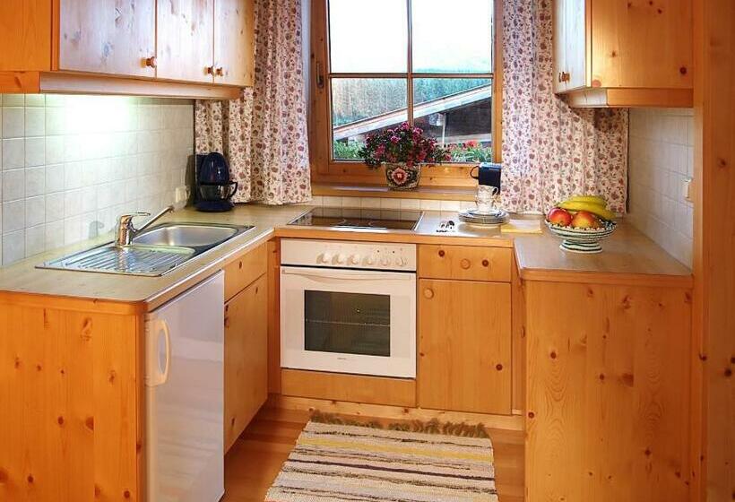 1 Sovrums Lägenhet med Balkong, Hacklhof