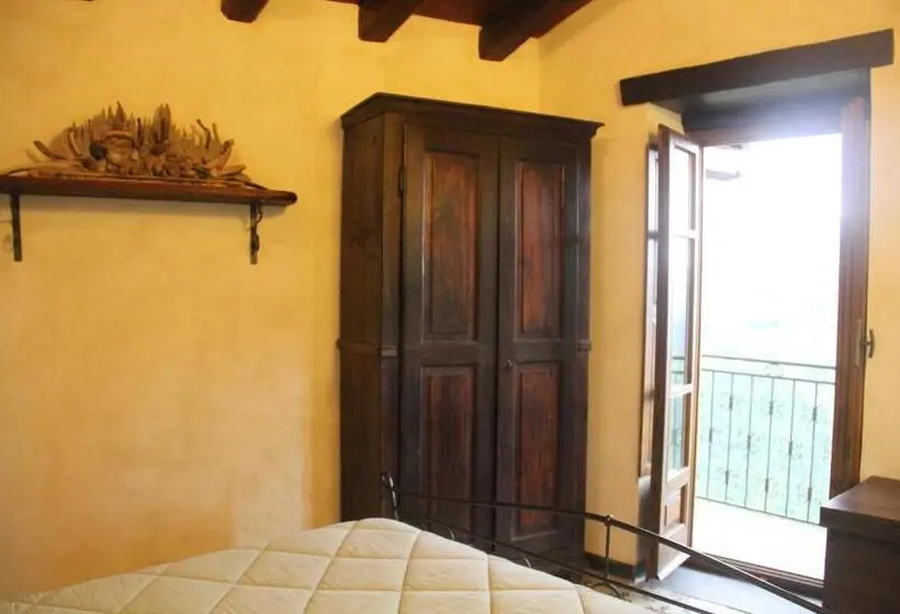 バルコニー付きデラックスルーム, Bed & Breakfast Triora Medievale