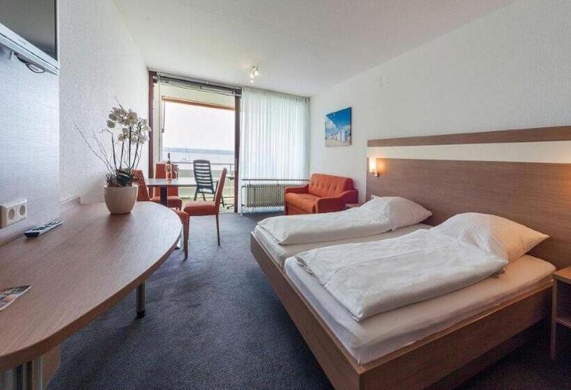 شقة غرفة نوم واحدة مزودة بشُرفة, Gasthaus Seeblick