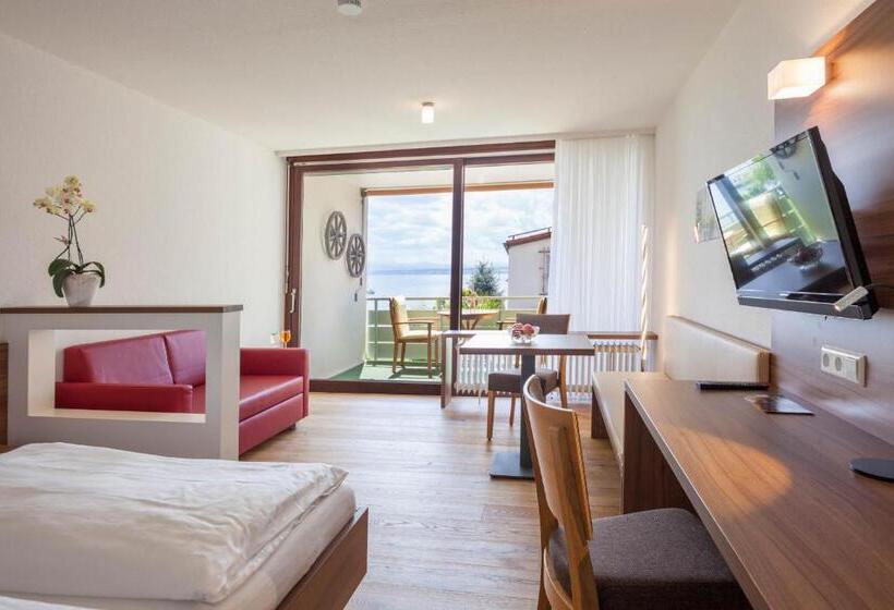 شقة غرفة نوم واحدة مزودة بشُرفة, Gasthaus Seeblick