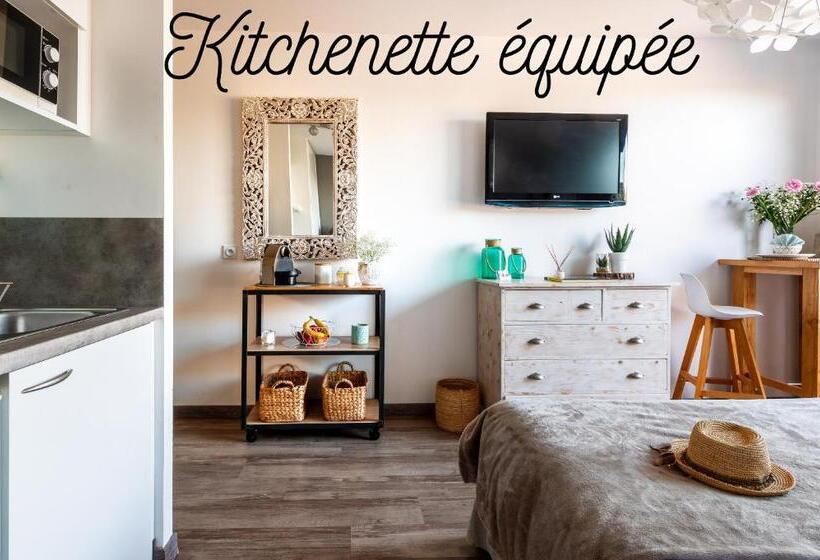 プールの見える１ベッドルームアパートメント, Studios Nuitée En Provence