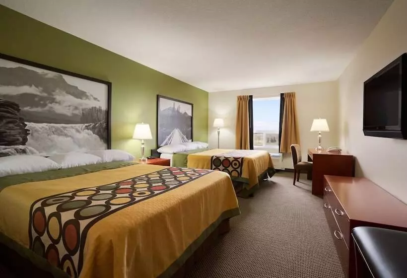 ２ダブルベッドのスタンダードルーム, Super 8 By Wyndham Sherwood Park/edmonton Area