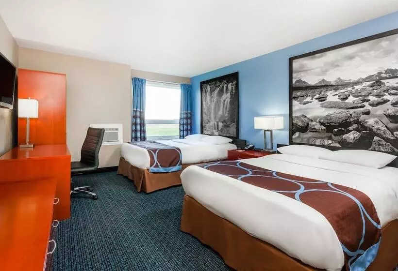 ２ダブルベッドのスタンダードルーム, Super 8 By Wyndham Sherwood Park/edmonton Area