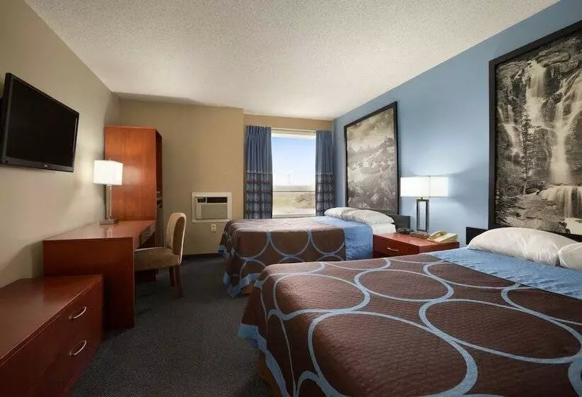 ２ダブルベッドのスタンダードルーム, Super 8 By Wyndham Sherwood Park/edmonton Area