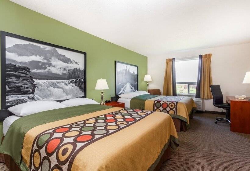 Номер Стандарт 2 Двуспальные Кровати, Super 8 By Wyndham Sherwood Park/edmonton Area