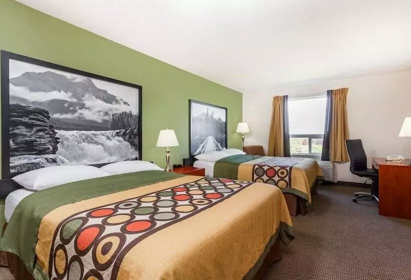 ２ダブルベッドのスタンダードルーム, Super 8 By Wyndham Sherwood Park/edmonton Area