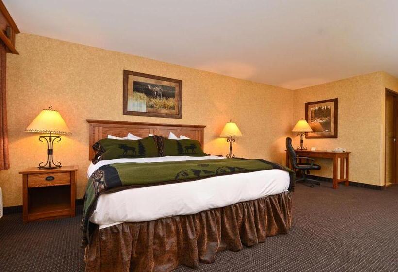 带大床的豪华间, Best Western Plus Kelly Inn And Suites