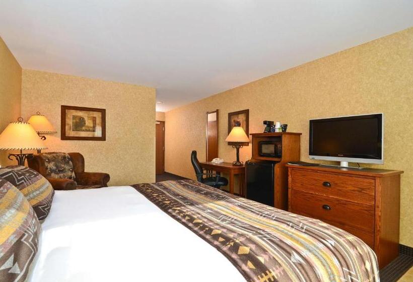 带大床的豪华间, Best Western Plus Kelly Inn And Suites