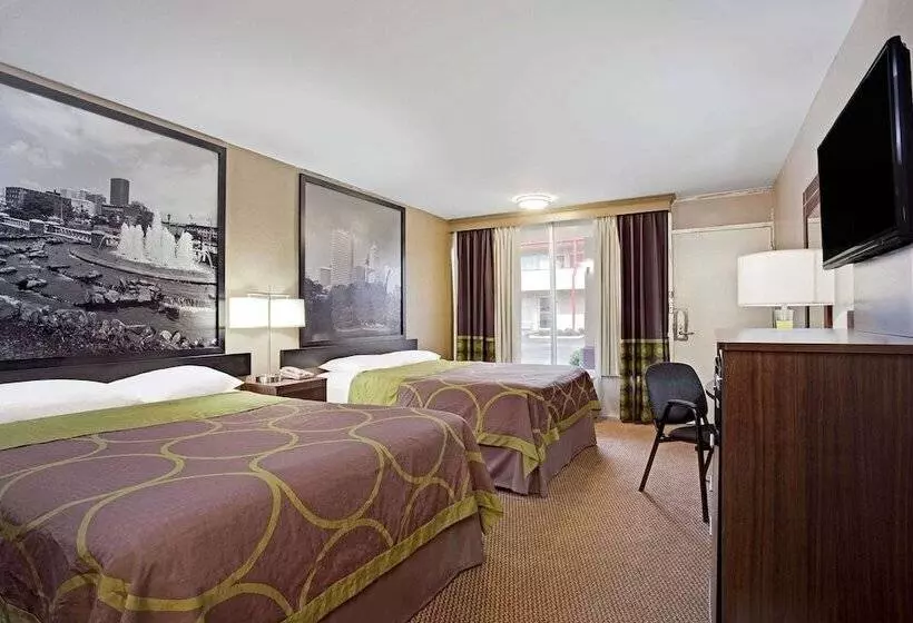 ２ダブルベッドのスタンダードルーム, Super 8 By Wyndham Oklahoma/frontier City