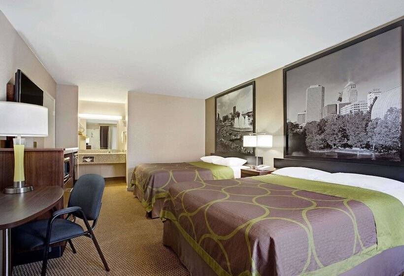 غرفه قياسيه سريرين مزدوجين, Super 8 By Wyndham Oklahoma/frontier City