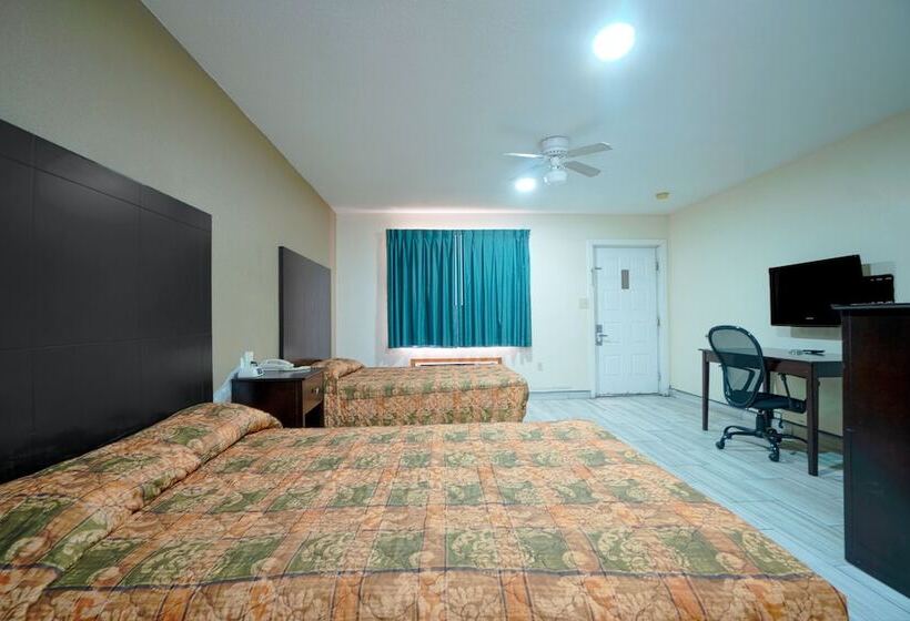 חדר סטנדרט שתי מיטות זוגיות, Texas Inn San Benito Near Harlingen