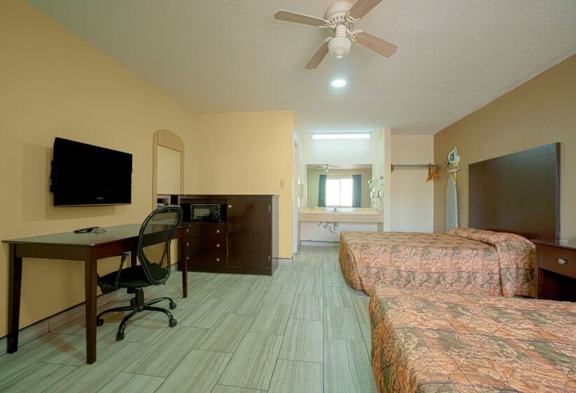 חדר סטנדרט שתי מיטות זוגיות, Texas Inn San Benito Near Harlingen