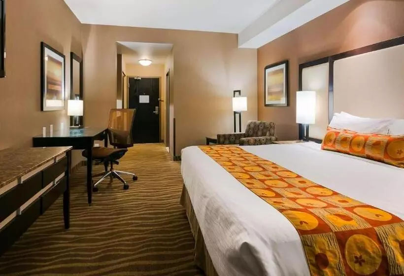اتاق استاندارد با تخت بزرگ, Best Western Premier Freeport Inn Calgary Airport