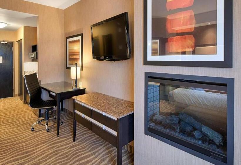 キングサイズベッドのスイートルーム, Best Western Premier Freeport Inn Calgary Airport