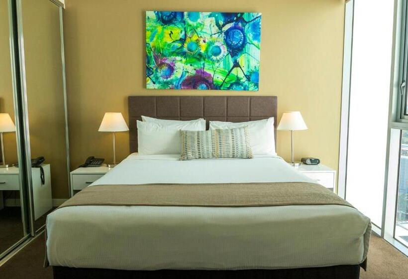 דירת חדר שינה  1 עם נוף לעיר, Evolution Apartments