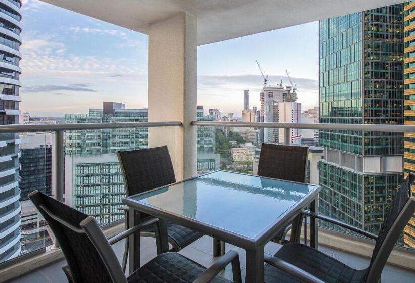 דירת חדר שינה  1 עם נוף לעיר, Evolution Apartments