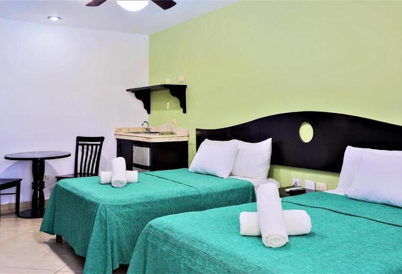 스탠다드 룸 더블 침대 2개, Colonial Playa Del Carmen