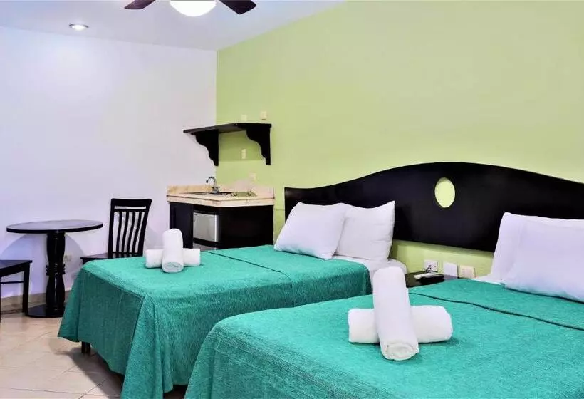 اتاق استاندارد با 2 تخت دوبل, Colonial Playa Del Carmen