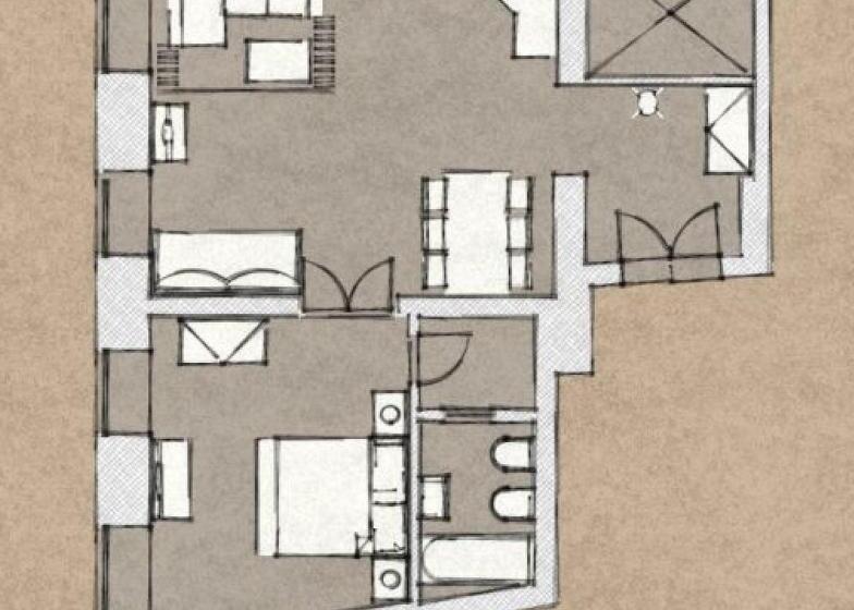 آپارتمان 1 خوابه, 6 Continents Apartments By Prague Residences