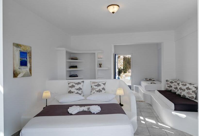 غرفة عائلية مطلّة علي البحر, Aloni Hotel & Suites