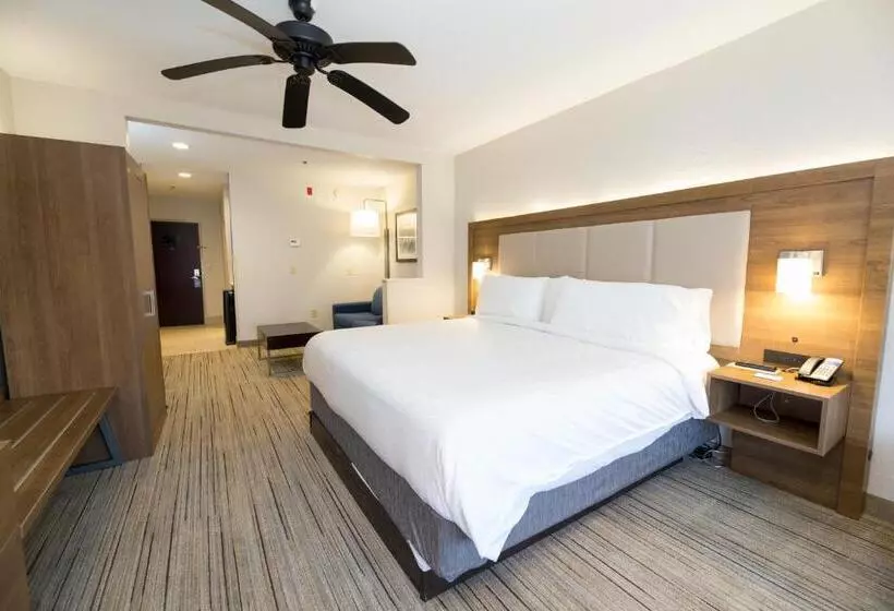 キングサイズベッドのスイートルーム, Holiday Inn Express Hotel & Suites Clinton, An Ihg