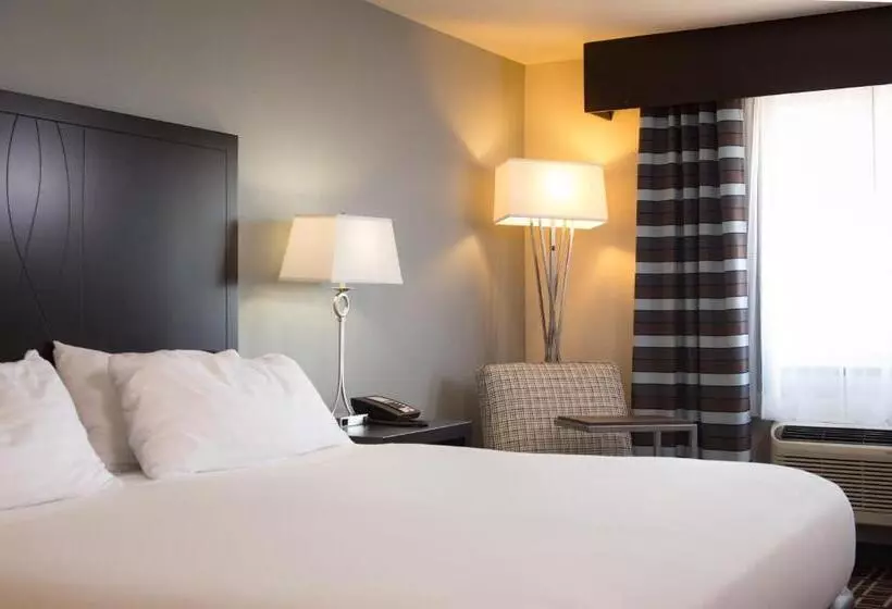 キングサイズベッドのスタンダードルーム, Holiday Inn Express Le Claire Riverfront Davenport, An Ihg