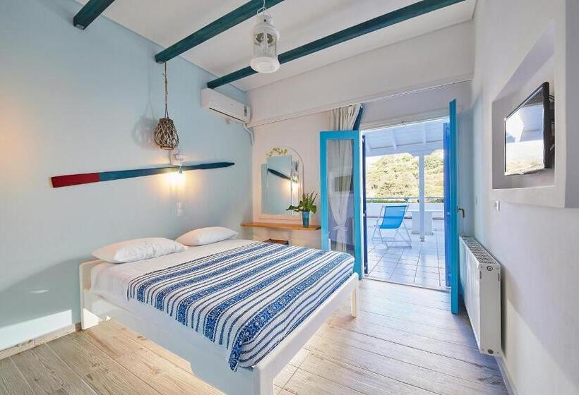 آپارتمان 1 خوابه با چشم‌انداز دریا, Kerame Studios & Apartments