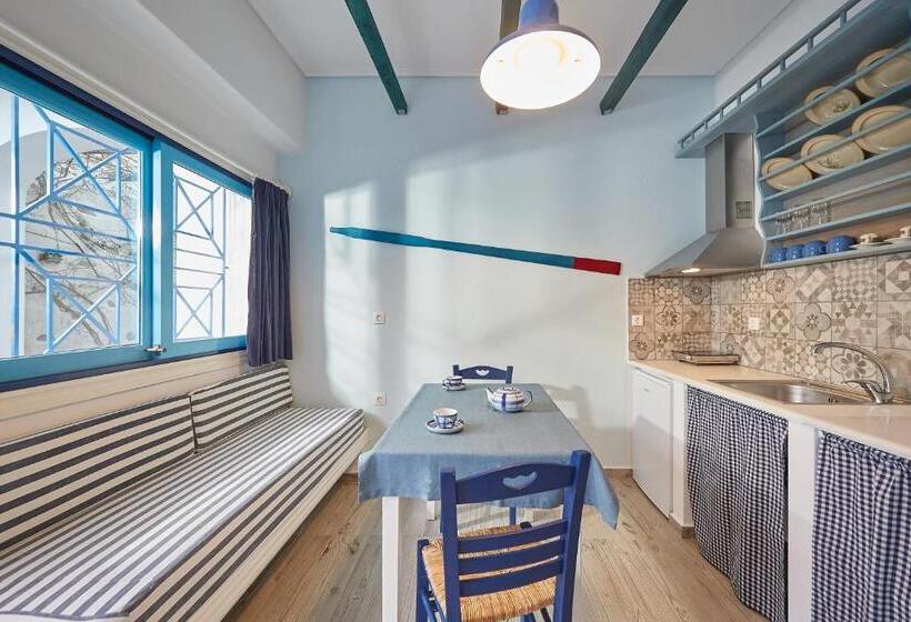 آپارتمان 1 خوابه با چشم‌انداز دریا, Kerame Studios & Apartments