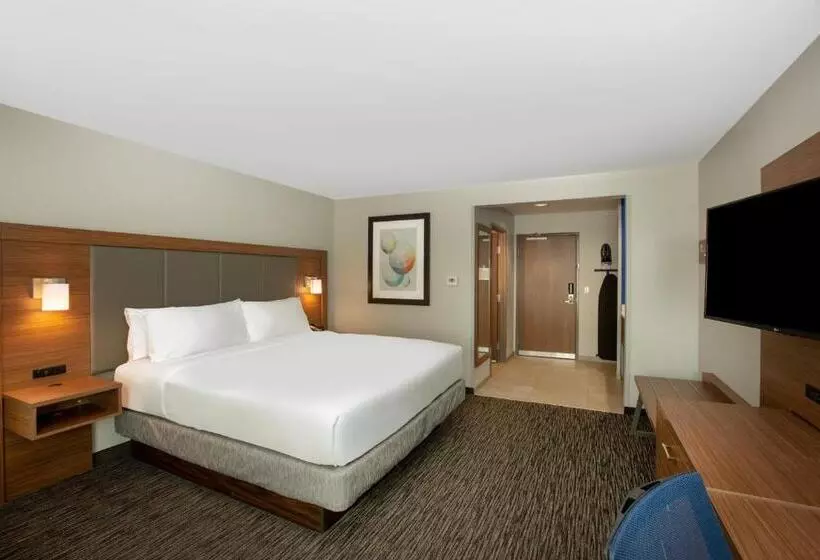 キングサイズベッドのスタンダードルーム, Holiday Inn Express Hotel & Suites Columbus, An Ihg