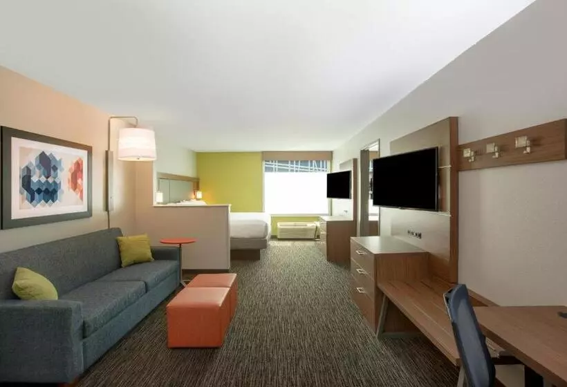 キングサイズベッドのスイートルーム, Holiday Inn Express Hotel & Suites Columbus, An Ihg