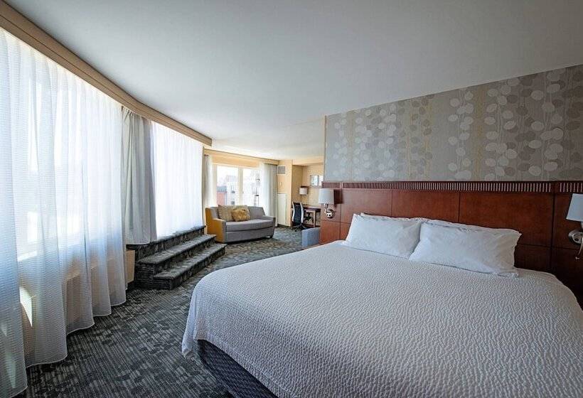 전망 스탠다드 룸 더블 침대, Courtyard By Marriott Halifax Downtown