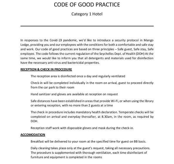 Chalet 1 Soveværelse, Mango Lodge